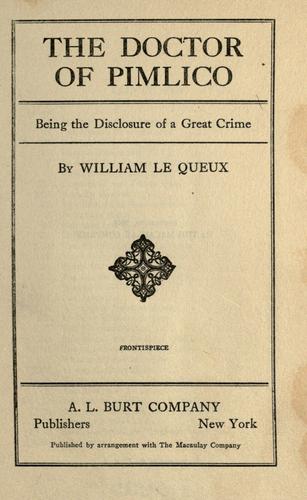 Copertina di The Doctor of Pimlico