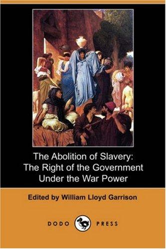 Copertina di Abolition of Slavery