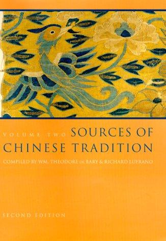 Copertina di Sources of Chinese Tradition (Records of Civilization, Sources and Studies and Introduction to Oriental Classics Series)