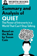 Copertina di Summary and Analysis of Quiet: The Power of Introverts in a World That Can't Stop Talking
