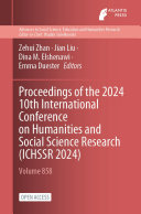 Copertina di Proceedings of the 2024 10th International Conference on Humanities and Social Science Research (ICHSSR 2024)