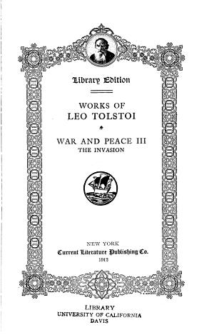 Copertina di War and peace, III : the invasion