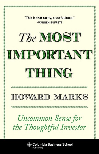 Copertina di The most important thing