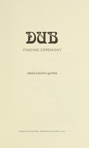 Copertina di Dub