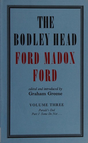 Copertina di The Bodley Head Ford Madox Ford (His The Bodley Head Ford Maddox Ford ; v. 5)