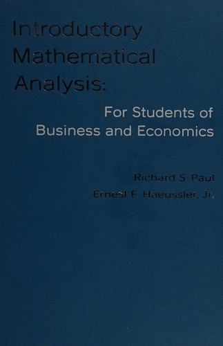 Copertina di Introductory Mathematical Analysis