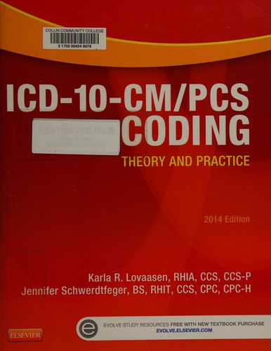 Copertina di Workbook for ICD-10-CM/PCS Coding