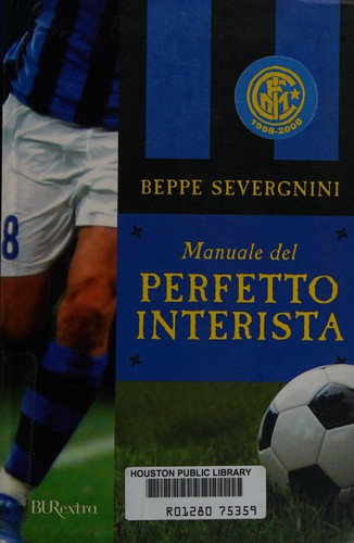 Copertina di Manuale del perfetto interista