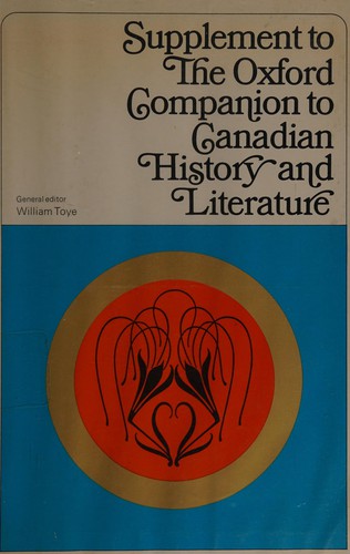 Copertina di Supplement to the Oxford companion to Canadian history and literature