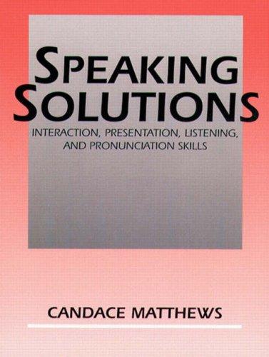 Copertina di Speaking solutions