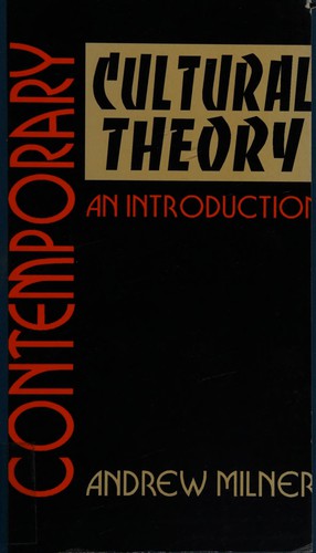 Copertina di Contemporary cultural theory