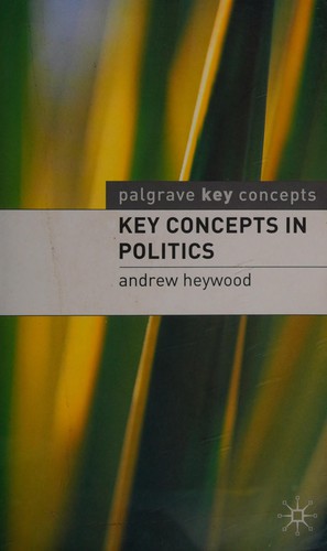 Copertina di Key concepts in politics
