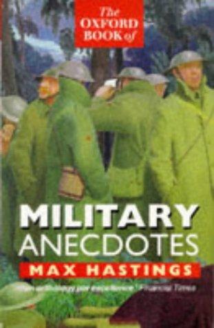 Copertina di The Oxford Book of Military Anecdotes