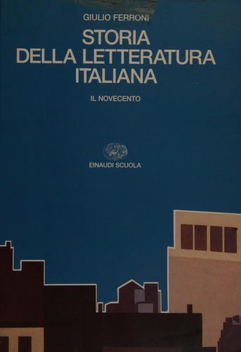 Copertina di Storia della letteratura italiana