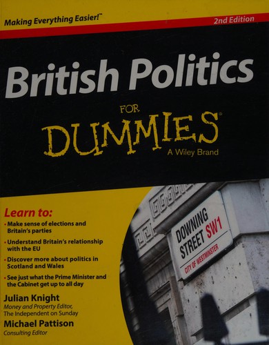 Copertina di British politics for dummies