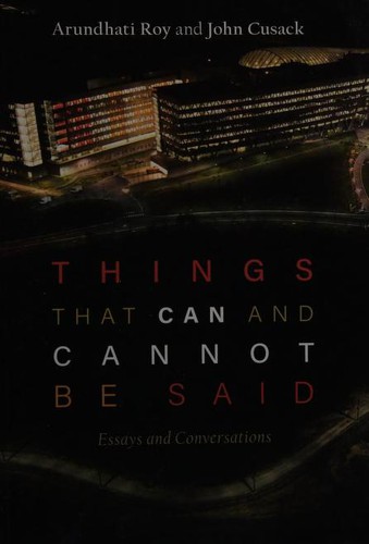 Copertina di Things that can and cannot be said