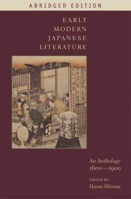 Copertina di Early Modern Japanese Literature