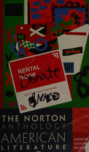 Copertina di The Norton Anthology of American Literature -- Shorter Eighth Edition