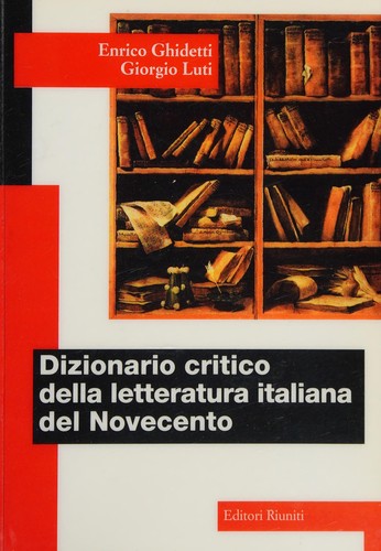 Copertina di Dizionario critico della letteratura italiana del Novecento