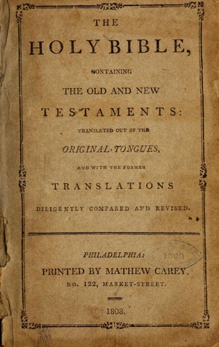 Copertina di Bible
