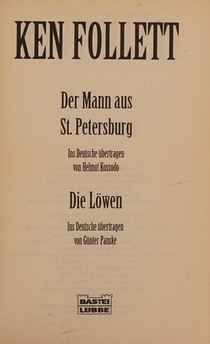 Copertina di Der Mann aus St. Petersburg