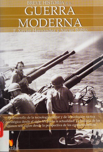 Copertina di Breve historia de la guerra moderna