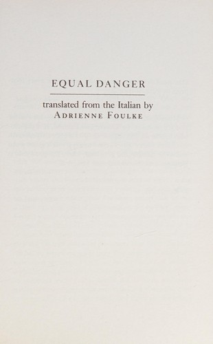 Copertina di Equal Danger
