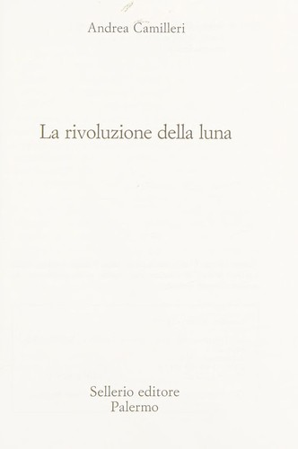 Copertina di La rivoluzione della luna