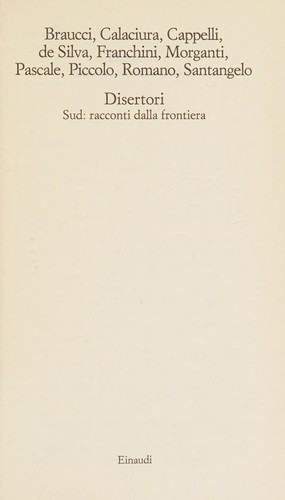 Copertina di Disertori