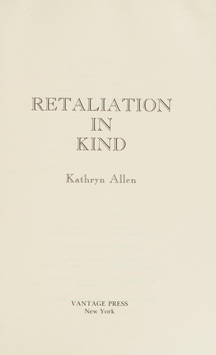 Copertina di Retaliation in Kind