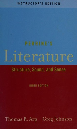 Copertina di Perrine's literature--structure, sound and sense--Ninth edition