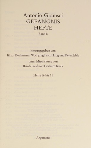 Copertina di Gefängnishefte