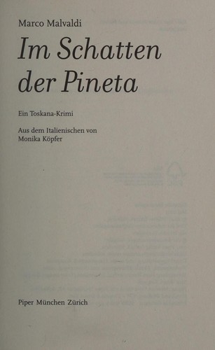 Copertina di Im Schatten der Pineta