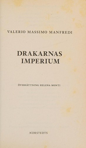 Copertina di Drakarnas imperium