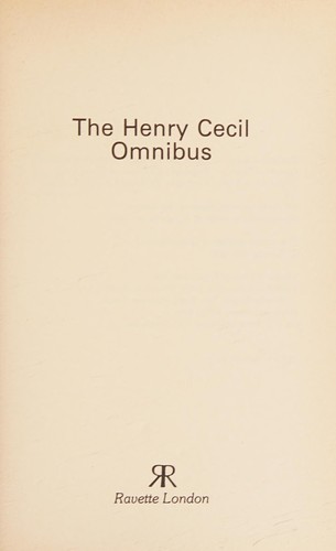Copertina di The Henry Cecil omnibus