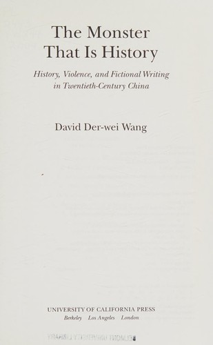 Copertina di The monster that is history