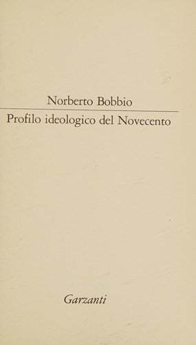 Copertina di Profilo ideologico del Novecento