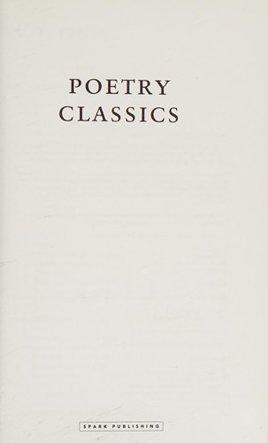 Copertina di Poetry classics