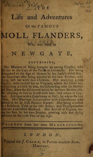 Copertina di Moll Flanders