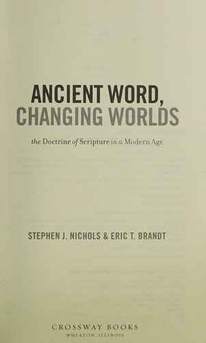 Copertina di Ancient Word, changing worlds