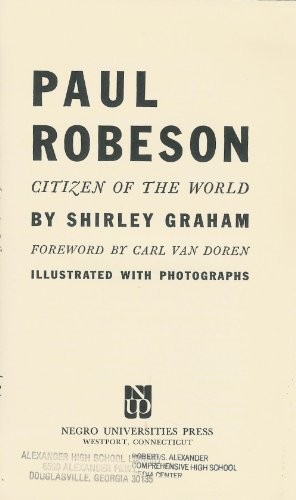 Copertina di Paul Robeson