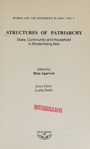 Copertina di Some questions on feminism and its relevance in South Asia