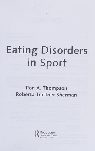 Copertina di Eating disorders in sport