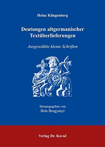 Copertina di Deutungen altgermanischer Textüberlieferungen