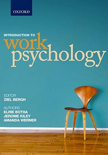 Copertina di Introduction to work psychology