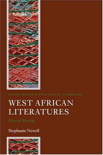 Copertina di West African Literatures