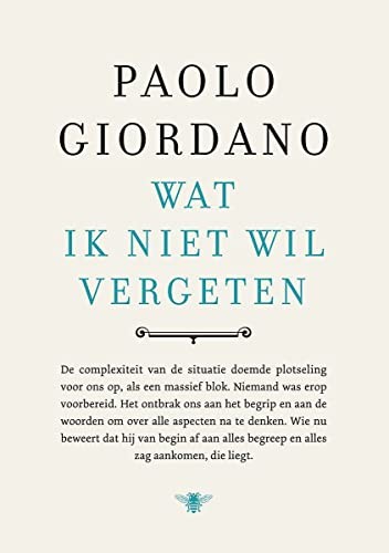 Copertina di Wat ik niet wil vergeten