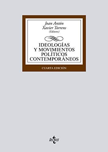 Copertina di Ideologías y Movimientos Políticos Contemporáneos