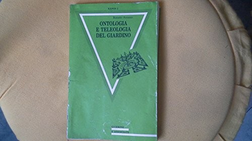 Copertina di Ontologia e teleologia del giardino