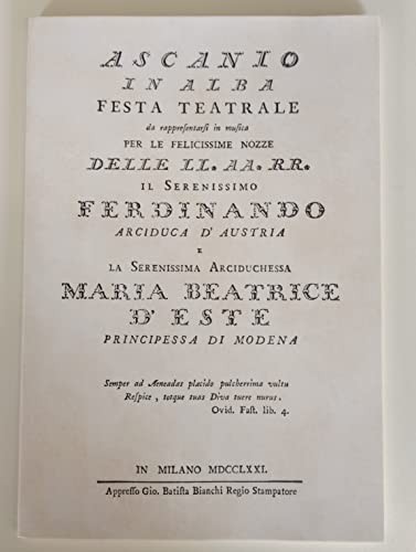 Copertina di Ascanio in Alba
